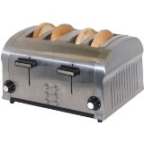 Haier FST1400DS 1400-Watt 4-Slice Die-Cast Stainless-Steel Toaster