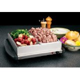 Deni Dual Buffet Server And Warming Tray With Plastic Lid