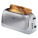 Oster 6330 Inspire Brushed Stainless and Gray Toaster 4-slice